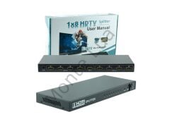 1 Giriş 8 Çıkış Port 1080P FHD HDMI Dağıtıcı Splitter (8li Çoklayıcı)