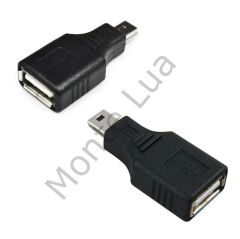 Usb Dişi 5 Pin Mini Usb Erkek Çevirici,  Otg Araç Aux Çevirici OTG Adaptör