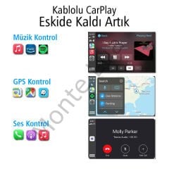 PM-24508 WİRELESS KABLOSUZ APPLE İPHONE CARPLAY EKRAN YANSITMA (VERSİYON 4.0)