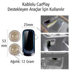 PM-24508 WİRELESS KABLOSUZ APPLE İPHONE CARPLAY EKRAN YANSITMA (VERSİYON 4.0)