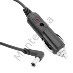 12 Volt Çakmak Kablo 1.8mt 5.5x2.5mm Jak Fişli