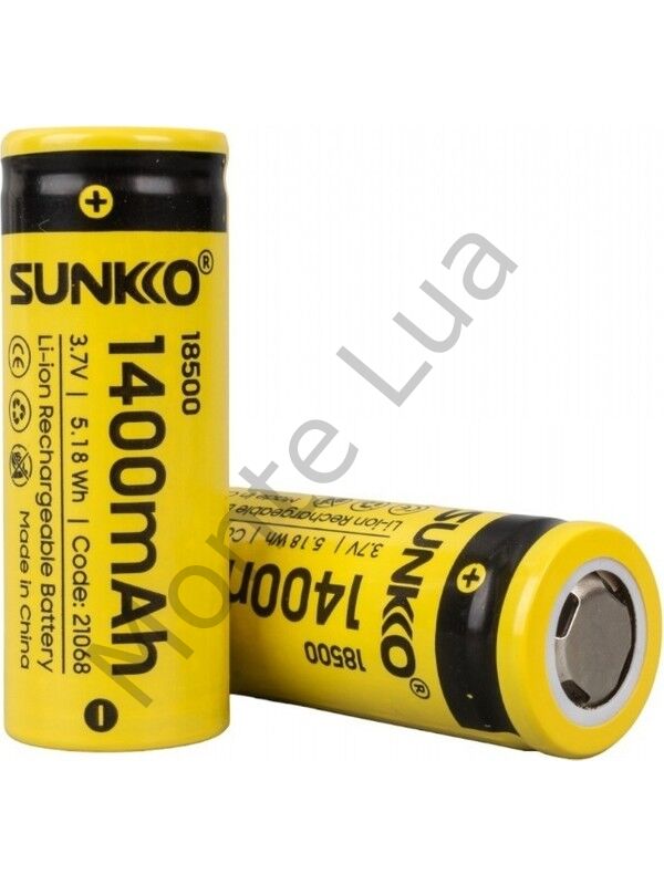 3.7 Volt 1400 Mah 18500 Şarj Edilebilir Pil 1 Adet