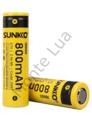 3.7 Volt 800 Mah 18650 Şarj Edilebilir Pil  1 'li Paket (Tekli)