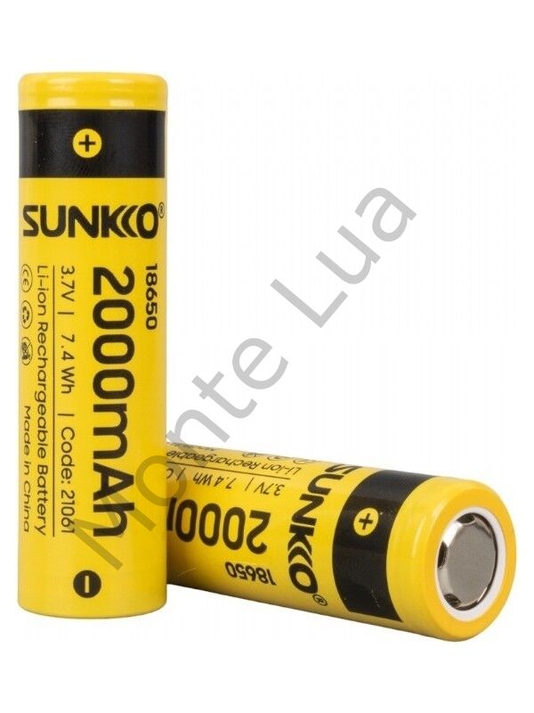 3.7 Volt 2000 Mah 18650 Şarj Edilebilir Pil 1 Adet