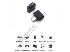 Type C to Usb 3.0 Otg Telefonlara Flash Bellek, Klavye, Yazıcı, Gamepad, Mouse Takma Aparatı