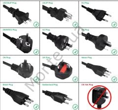 Türk Erkek Fişli, Universal, Ingiliz Amerika Fişi Prizi, Çevirici, Priz Dönüştürücü, Seyahat Adaptörü, 16a 250v NK-605K