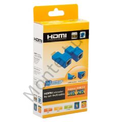 HDMI To Cat5-Cat6-Cat7 Extender 30 Metre Uzatıcı, 4K HDMI Extender, Cat6 Hdmi Görüntü Aktarma,